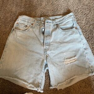 Long Levi 501 shorts